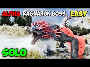 RAGNAROK Alpha Wyvern Boss EASY and SOLO fight in ARK Survival Ascended