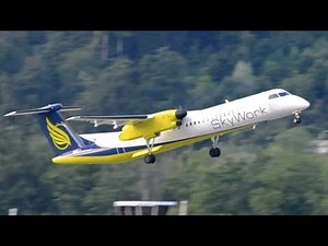 Dash 8 Q400 || Evening takeoff with ATC! HD