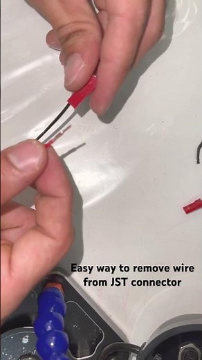 Easy way to remove pin from JST connector
