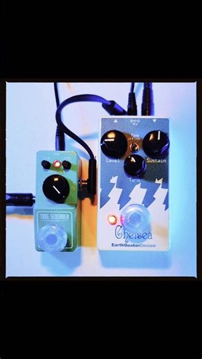 EQD Chelsea Low End Fuzz Driver Ibanez TSMINI Tube Screamer Guitar Effects Pedal QUICK DEMO #guitar