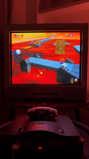 4.2K views | Super Mario 64 (1996) on Nintendo 64. #nintendo #n64 #supermario #crt #gameplay #retrogaming #retro #game #nostalgia #memories #mario | Visuelle Gaming | Facebook