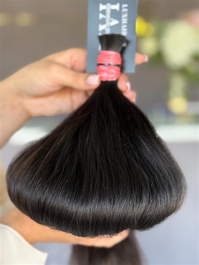 Bulk Wavy #1B Human Hair Extensions – K-tips, Double Drawn - Etsy