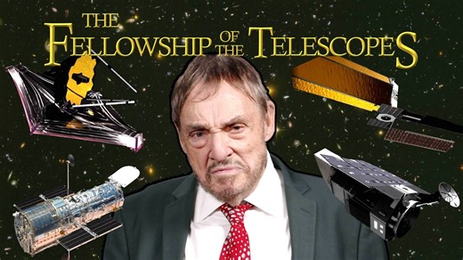 The Fellowship of The Telescopes: Narrated by John Rhys-Davies | NASA Goddard FriendsofNASA.org: For centuries, humanity has looked to the stars and wondered what lies beyond the veil of night. Once, our eyes were our only instruments, but today, our reach extends across the cosmos. From the Hubble Space Telescope’s steadfast watch to the James Webb Space Telescope’s golden gaze, we have built machines that see the unseen, unraveling the secrets written in starlight. Each telescope is a sentinel