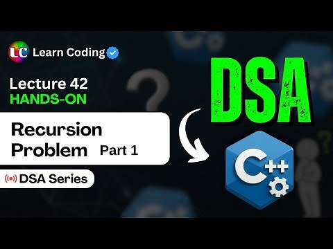 C++ DSA Recursion | Leetcode Problems | Data Structure & Algorithms
