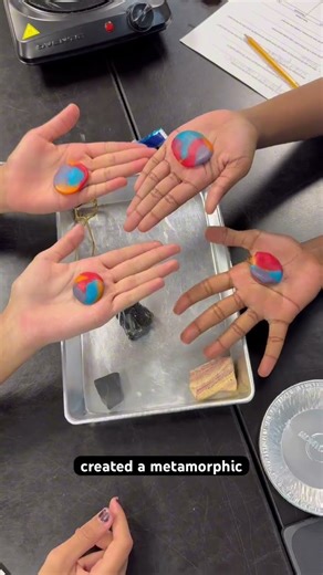 Rock Cycle Lab! Grab the lab sheet in my bio. #sciencerocks #makingscience #rockcycle #rockcyclelab