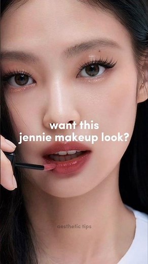 jennie makeup look tutorial#jennie #blackpink #jenniekim #makeup #makeuptutorial #idol #kpop