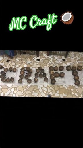 Discover the art of coconut shell crafting for home decor 🥥🥥🥥