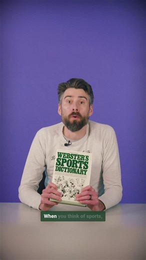 Merriam-Webster's Forgotten Bookshelf: A Look at Dictionaries from the Past Webster's Sports Dictionary Publication Date: 1976 | Merriam-Webster Dictionary