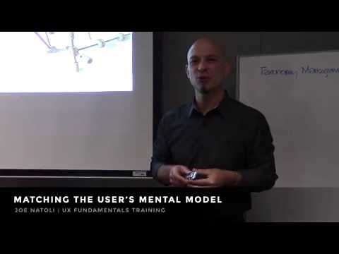Matching The User's Mental Model: Joe Natoli | UX Training
