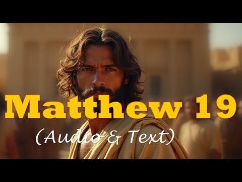 Matthew 19 | KJV AUDIO BIBLE (With Text & Images)