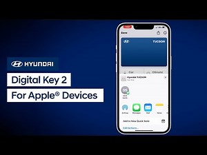 Digital Key 2 for Apple® Devices | Bluelink® | Hyundai