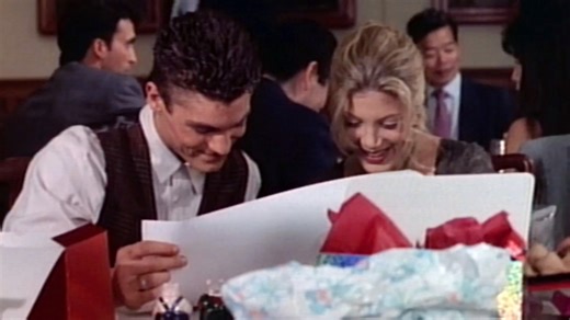 Donna and David celebrate their anniversary with the gang. Will their wishes come true? | Beverly Hills 90210