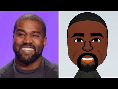 How to make Kanye West Mii! Celebrity Mii ep#10