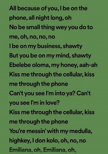 Emiliana - Full Song Lyrics by CKay