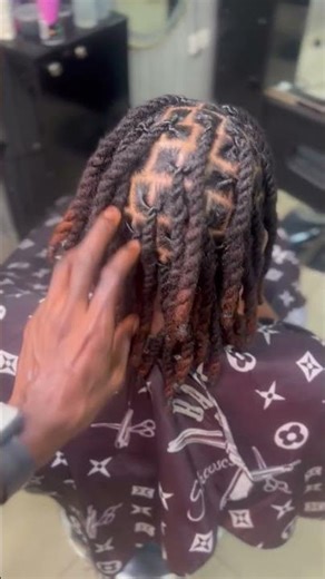 Dreadlocks coloring and styling