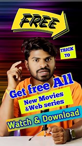 3.9K views · 2K reactions | Amezing  Trick to get free all New Movies & Web Series.....Watch it free Download it .... #android #tipsandtricks #trending #tech #technology #telugu #calls #hack #hacking #instagood #instalike #instareels #trending #explore #free #freemoviesonline #webserie #viral #telugureels | Mani Manu | Facebook