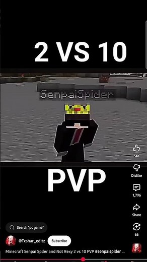 Senpaispider the king of spiders #minecraft #gaming