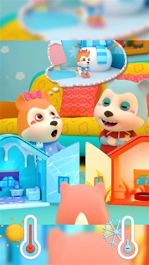 12K views · 57 reactions | Hot vs Cold ❄️Song For Kids #Shorts #kidssongs | Wolfoo Nursery Rhymes | Facebook