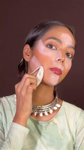 Why do we use pink powder 💕💕 #pinkpowder #viral #makeup #makeuptutorial