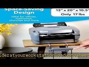 Martin Yale P7500 Paper Folding Machine - Automatic Feed Tabletop 4000 Sheet/Hour Letter, Half, ZFo