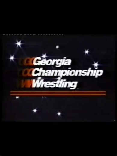 Another awesome intro to another awesome promotion. #georgiachampionshipwrestling