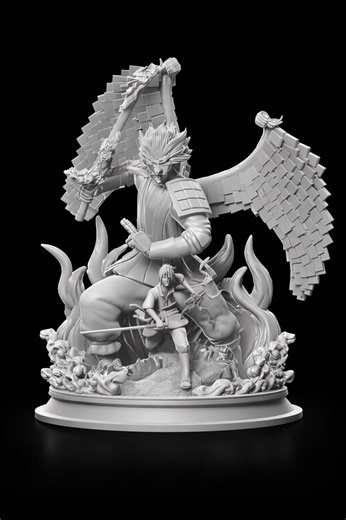 Sasuke Uchiha Susanoo STL File | Naruto Anime 3D Print Model (Digital Download)