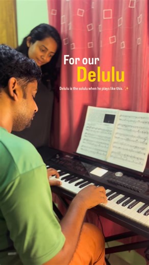 everydaywithsteena.romy🌿 | Mini Vlog | Content Creator ✨ on Instagram: "Mention your “Delulu” ❣️ . POV: He’s just practicing… but my heart thinks it’s a private concert for me 🎹💭 Flaws included. Feelings amplified.(Sarvam Maya hits different at home) . . He’s just practicing Sarvam Maya on the piano, with missed notes and quiet pauses in between 🎹🤍 Nothing staged. Nothing perfect. Just a soft evening, a side-profile moment, and me falling in love a little more with every note. [husband pian