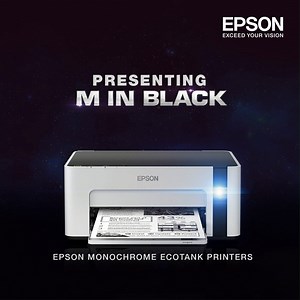 164K views · 77 shares | While the Men in Black save the world, the “M in Black” can save your office from costly printing and high power consumption. What’s the M in Black? Epson's Monochrome EcoTank printers, which give you prints at just 12 paise per page and consumes up to 20x less power. Know more: https://bit.ly/2LPEFun | Epson | Facebook
