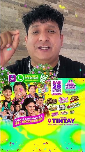 Max Castro confirming his performance for this great event 🌳🎊💃🕺🎶