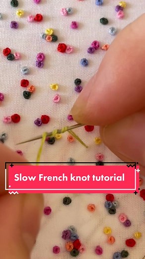 French Knot Tutorial for Absolute Beginners