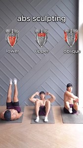 5.2M views · 30K reactions | ABS KILLER EXERCISES TO BURN YOU CORE! Try These to Tone & Sculpt Your Abs work on upper abs for chiseled six-pack target the lower abs for a defined v-cut sculpt those obliques for a defined waistline Let‘s go! Video: SquatCouple | EFitnessHelp | Facebook