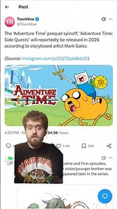 The Adventure Time prequel spinoff ‘Adventure Time: Side Quests’ will reportedly be released in 2026