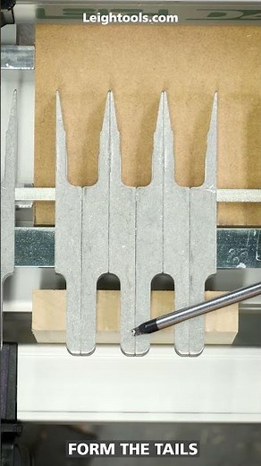 How To Make Router Dovetails #woodworking #shorts