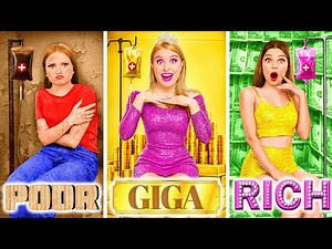 Poor vs Rich vs Giga Rich in The Hospital by GoFun Challenge