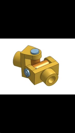 Universal Coupling 3D modeling animation in onshape and part assembly @OnshapeInc #onshape #3d