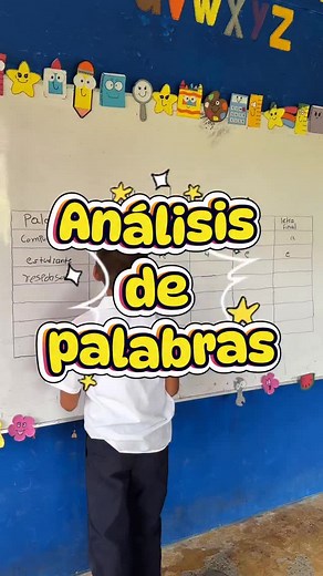 Actividad de Análisis de Palabras para identificar sílabas, sonidos iniciales y finales, y fortalecer la conciencia fonológica en los estudiantes. #educación #pedagogía #concienciafonológica #sílaba #lenguaje | Profe Diana Paola