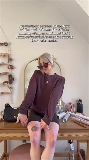 🐚🤌🏼✨🤍🥹 #seashell #tattoo #tattooideas #mindsetmatters #mindset #mindsetshift #positive