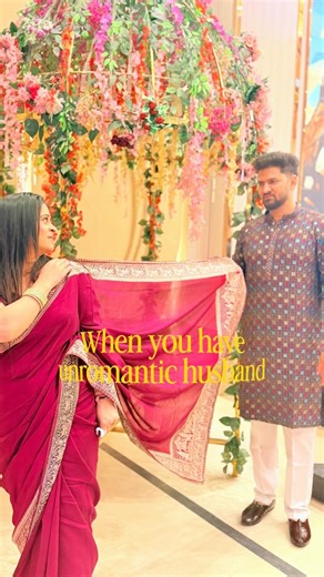 “Romantic moments? Error 404 – Not Found 💔😂#love #comedy #husbandwifefun #funny #viralreels