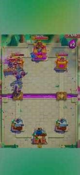 Mega Knight Chaos in the Battlefield #clashroyale #gameplay #shorts