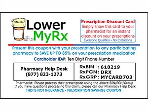 Free Prescription Discount Card