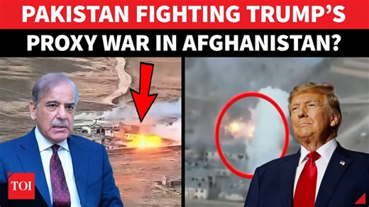 Is #Pakistan fighting #DonaldTrump’s proxy war in #Afghanistan? As border clashes intensify and speculation grows over Bagram Air Base, questions are mounting about whether Trump’s strategic ambitions — and fears of rising #Chinese and #Russian influence — are shaping events on the ground. With #Islamabad highlighting militant threats and South Asia on edge, is this counterterrorism or a high-stakes geopolitical comeback attempt? Watch | The Times of India