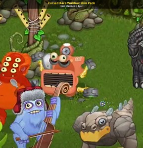 Cursed Rare Wubbox Skin Pack Mod for My Singing Monsters | MSM Mods