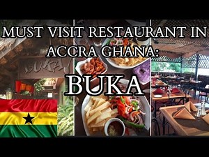 Visiting Ghana: check out this amazing restaurant in Accra called BUKA authentic African cuisine.