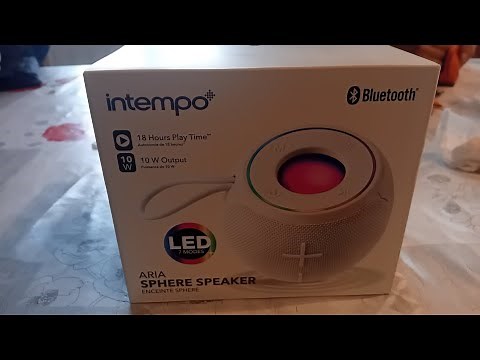 Unboxing my first intempo speaker called sphere.