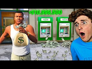 Robbing Every ATM In GTA 5.. (Millionaire Mod)