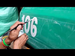 HABICO BRUSH LETTERING BRUSH TUTORIAL #signpainting