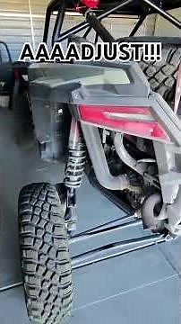 Making the adjustment on the toe link for the ‪@Polaris_RZR‬ Pro S