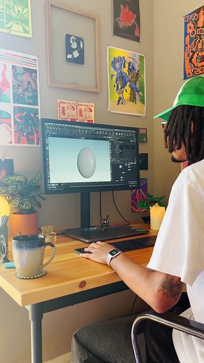 3D abstract animation process - made using Cinema 4D and Houdini #3d #design #designtok #fyp #graphicdesign #artwork #c4d #cinema4d #3dart #digitalart #simulation #oddlysatisfying #houdinifx #creative #trippy #render