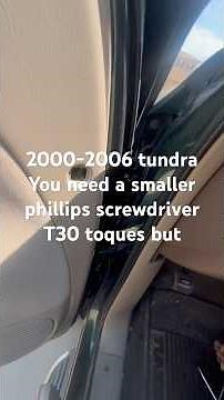 2000-2006 tundra driver/passenger door removal
