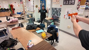 Oconnor High School’s law enforcement program is giving students real-world experience in crime scene investigation, fingerprinting, and police procedures. 🚓💡 From practicing in a donated police car to competing in mock trials and foot pursuits, these students are learning valuable skills, building confidence, and preparing for future careers in law enforcement. | Northside ISD